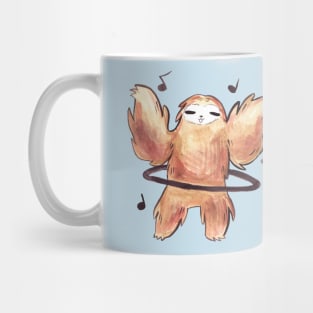 Fluffy Hooping Sloth Mug